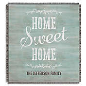 Home Sweet Home Woven Throw Blanket