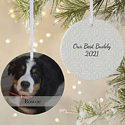 Pet Photo Memories 2-Sided Matte Christmas Ornament