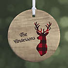 Alternate image 0 for 1-Sided Glossy Cozy Cabin Personalized Ornament- Small