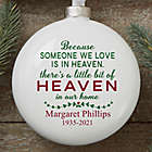 Alternate image 0 for Heaven In Our Home Personalized Memorial Ornament