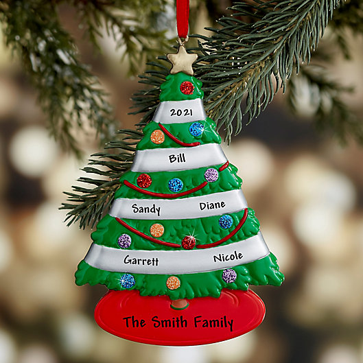 Alternate image 1 for Our Family Tree Personalized Ornament