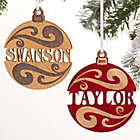 Alternate image 1 for You Name It Wood Ornament in Red