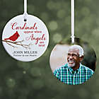 Alternate image 0 for Cardinal Memorial Personalized Ornament- 2.85&quot; Glossy - 2 Sided