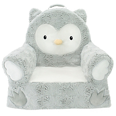 Animal Adventure&reg; Sweet Seats&trade; Owl Character Chair in Grey. View a larger version of this product image.