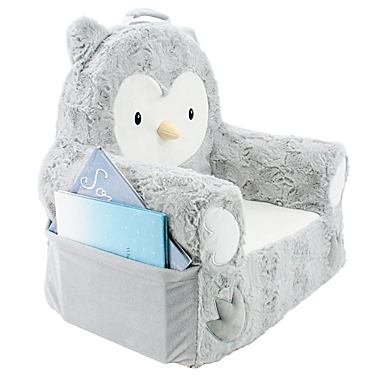 Animal Adventure&reg; Sweet Seats&trade; Owl Character Chair in Grey. View a larger version of this product image.