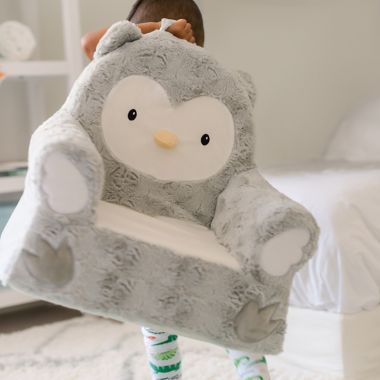 Animal Adventure&reg; Sweet Seats&trade; Owl Character Chair in Grey. View a larger version of this product image.