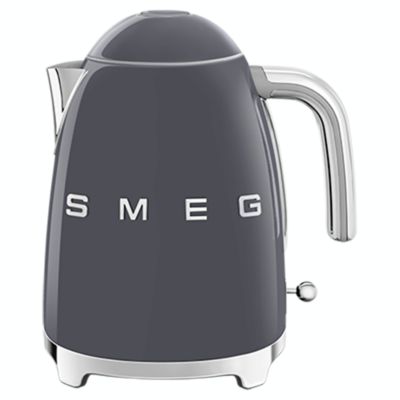 Smeg 50s Retro 1.7-Liter Fixed Temperature Kettle in Slate Grey