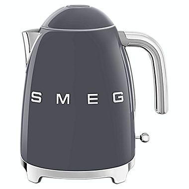 Smeg 50s Retro 1.7-Liter Fixed Temperature Kettle in Slate Grey. View a larger version of this product image.