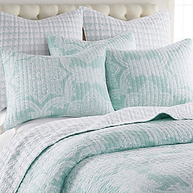 Levtex Home Southport 2-Piece Reversible Twin/Twin XL Quilt Set in Teal. View a larger version of this product image.