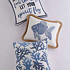 Alternate image 1 for Levtex Home Pataya Words Square Throw Pillow in Blue