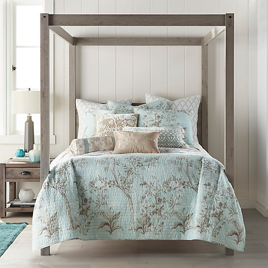 Alternate image 1 for Levtex Home Cozette 2-Piece Twin Quilt Set in Teal