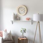 Alternate image 1 for Everhome&trade; 26-Inch Round Coastal Wall Clock in Cream White