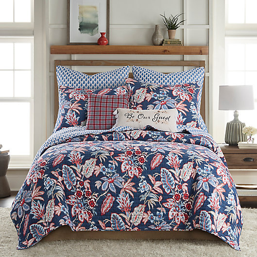 Alternate image 1 for Levtex Home Isadora 2-Piece Reversible Twin Quilt Set