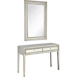 Camden Isle™ Delaney Console Table with Wall Mirror in Silver