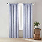 Alternate image 0 for Everhome&trade; Frankie Solid 84-Inch Rod Pocket 100% Blackout Curtain Panel in Navy (Single)