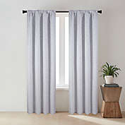 Everhome&trade; Frankie Solid 84-Inch Rod Pocket Blackout Curtain Panel in Silver (Single)
