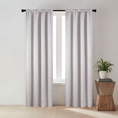 Everhome&trade; Frankie Solid 63-Inch Rod Pocket 100% Blackout Curtain Panel in Taupe(Single)