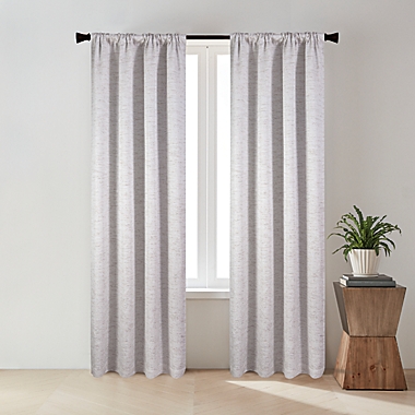 Everhome&trade; Frankie Solid 108-Inch Rod Pocket Blackout Curtain Panel in Taupe (Single). View a larger version of this product image.