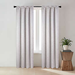 Everhome™ Frankie Solid 95-Inch Rod Pocket 100% Blackout Curtain Panel in Taupe(Single)