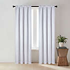 Alternate image 0 for Everhome&trade; Frankie Solid 63-Inch Rod Pocket 100% Blackout Curtain Panel in White(Single)