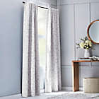 Alternate image 1 for Everhome&trade; Frankie Geo 108-Inch Rod Pocket 100% Blackout Curtain Panel in Taupe (Single)