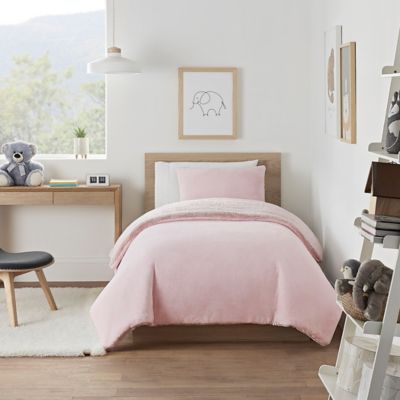 UGG&reg; Coco Dawson 3-Piece King Comforter Set in Peach