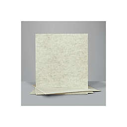 York Wallcoverings 4-Piece Squares Acoustical Peel and Stick Tiles in Ivory