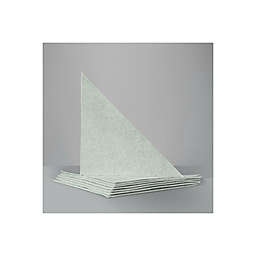 York Wallcoverings 8-Piece Triangles Acoustical Peel and Stick Tiles in White