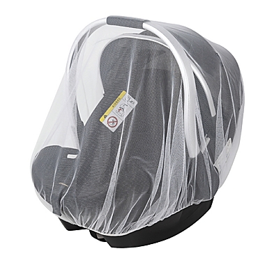 Belle&reg; ON THE GO Stroller and Car Seat Mesh Cover in White. View a larger version of this product image.
