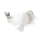 Alternate image 0 for Simply Essential&trade; Large Drainer Dish Rack in White