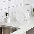Alternate image 1 for Simply Essential&trade; Large Drainer Dish Rack in White