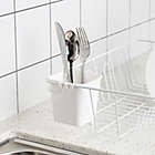 Alternate image 4 for Simply Essential&trade; Large Drainer Dish Rack in White