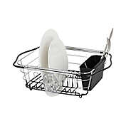 Simply Essential&trade; 3-in-1 Iron Dish Rack in Chrome