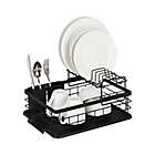 Alternate image 0 for Squared Away&reg; 2-Tier Flat Wire Dish Rack Set in Black