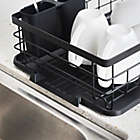 Alternate image 4 for Squared Away&reg; 2-Tier Flat Wire Dish Rack Set in Black
