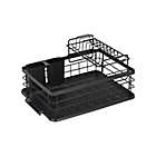 Alternate image 6 for Squared Away&reg; 2-Tier Flat Wire Dish Rack Set in Black