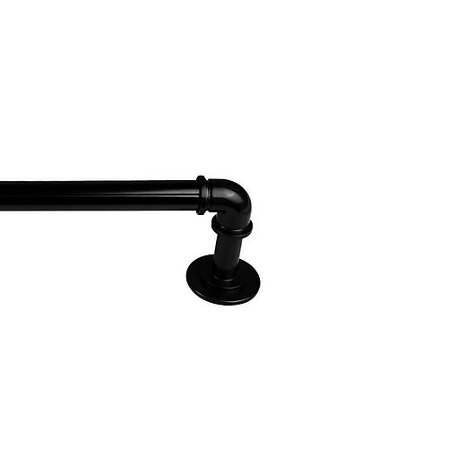 Blackout Adjustable Curtain Rod, Bed Bath And Beyond Matte Black Curtain Rods
