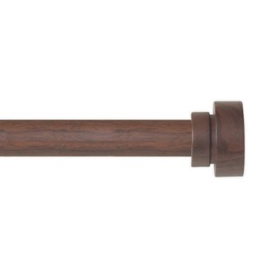 Brown Wood Curtain Rods Bed Bath Beyond, Bed Bath And Beyond Curtain Rods Wood
