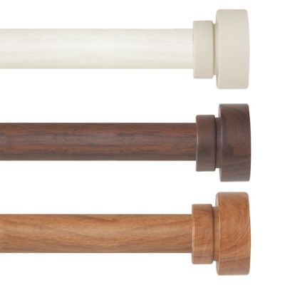 curtain rod wood
