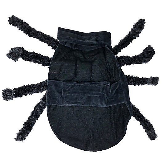 Alternate image 1 for Pet Life® Size Extra Small Creepy Webs Spider Dog Halloween Costume in Black