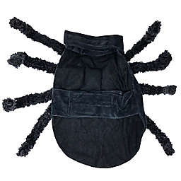 Pet Life® Size Medium Creepy Webs Spider Dog Halloween Costume in Black
