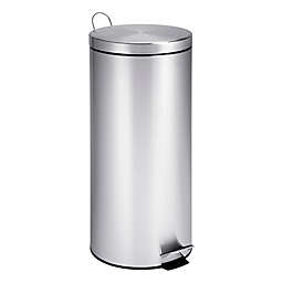 Honey-Can-Do® 30-Liter Stainless Steel Round Trash Can