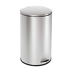 Honey-Can-Do® 40-Liter Stainless Steel Semi-Round Trash Can
