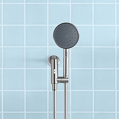 hai&reg; 4-Spray Bluetooth&reg;-Enabled Handheld Showerhead in Charcoal. View a larger version of this product image.