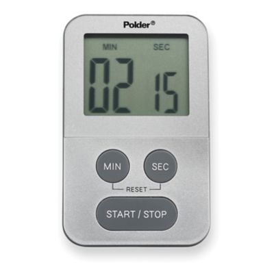 Polder&reg; 100-Minute Mini Timer in White