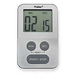 Polder® 100-Minute Mini Timer in White
