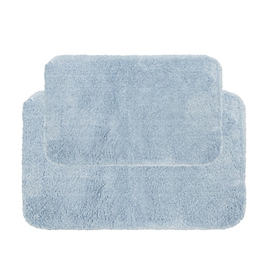 Nestwell&trade; Ultimate Soft 2-Piece Bath Rug Set in Blue Fog. View a larger version of this product image.