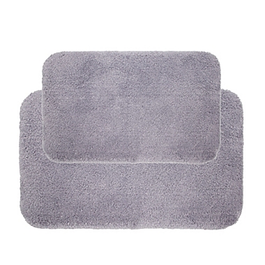 Nestwell&trade; Ultimate Soft 2-Piece Bath Rug Set in Dapper Grey. View a larger version of this product image.