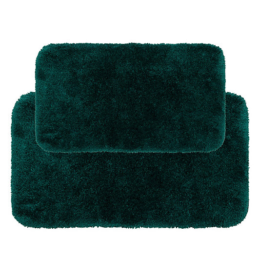 Alternate image 1 for Nestwell™ Performance 2-Piece Bath Rug Set in Forest Green