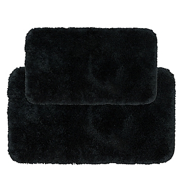 Nestwell&trade; Performance 2-Piece Bath Rug Set in Ebony. View a larger version of this product image.